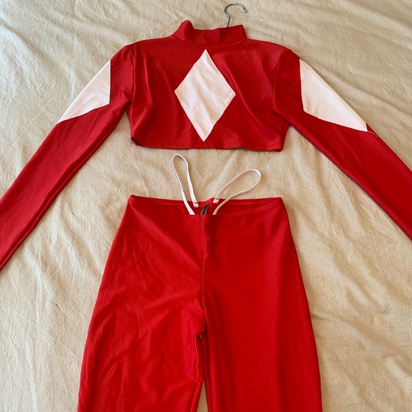 SOLD - Sexy Red Power Ranger Costume - Picture 4 of 7